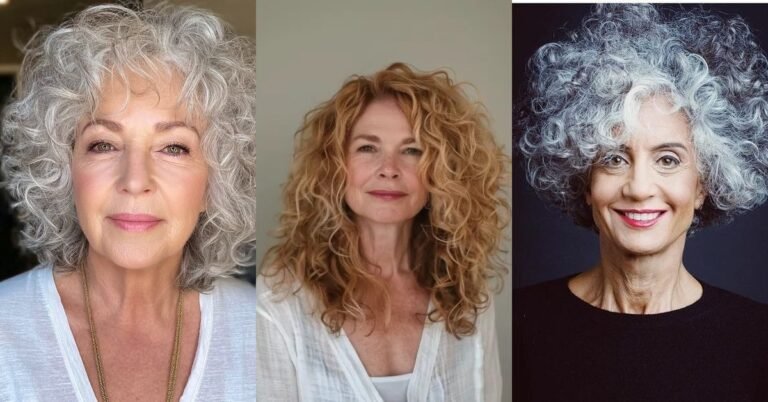 64 Curly Hairstyles for Women Over 70