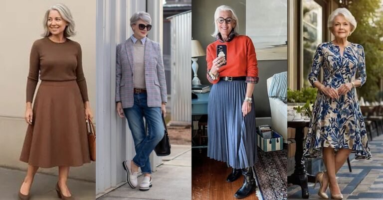 66 fall outfits for women over 70 featured collage