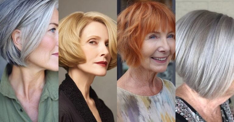 70 Stunning Inverted Bob Haircuts for Women Over 60