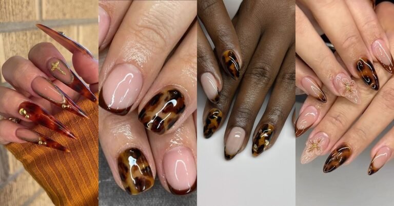 69 Tortoiseshell Nail Designs for Women Over 50