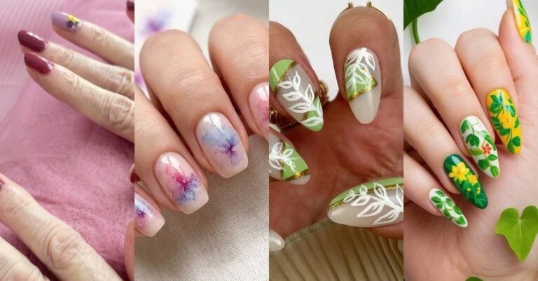 63 Floral Nail Art Ideas for Women Over 50