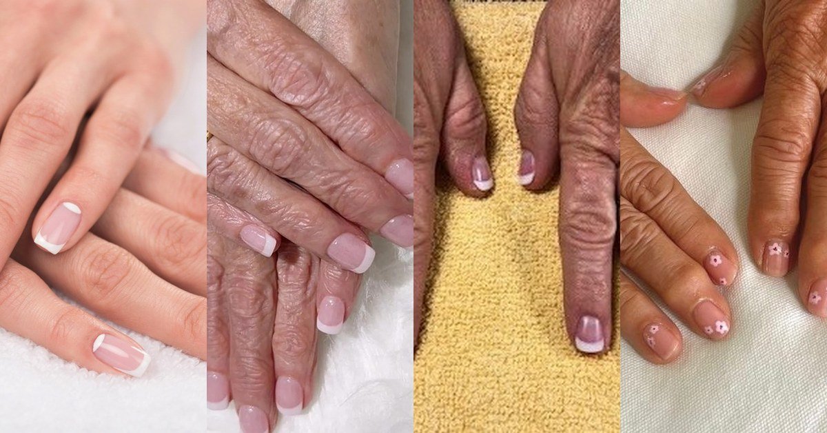 52 french manicure ideas for women over 50 collage