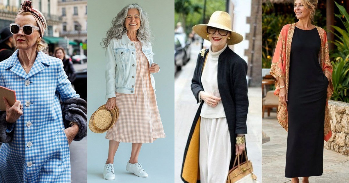 68 Timeless Grandma Outfit Ideas for Women Over 70 collage