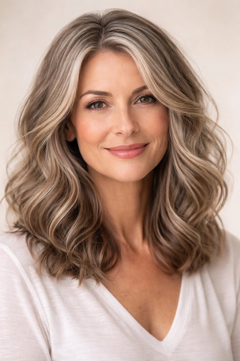 Golden Blonde Wavy Bob - medium wavy hairstyle for women over 60 (idea 15 of 70)