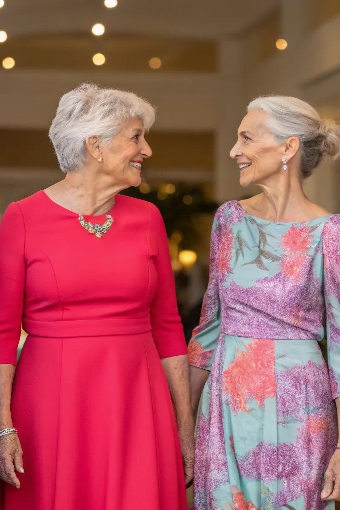 Colorful dresses for friends
