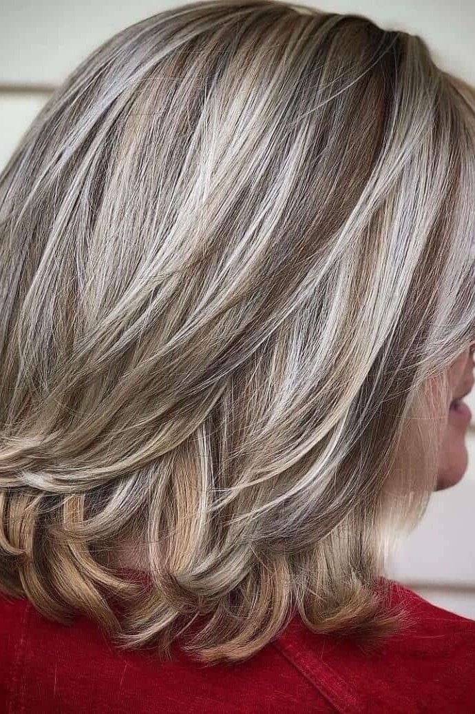 Silver Layers With Volume for women over 50