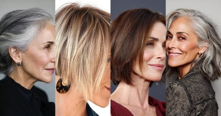 65 hairstyles for women over 40 that look instantly younger - collage