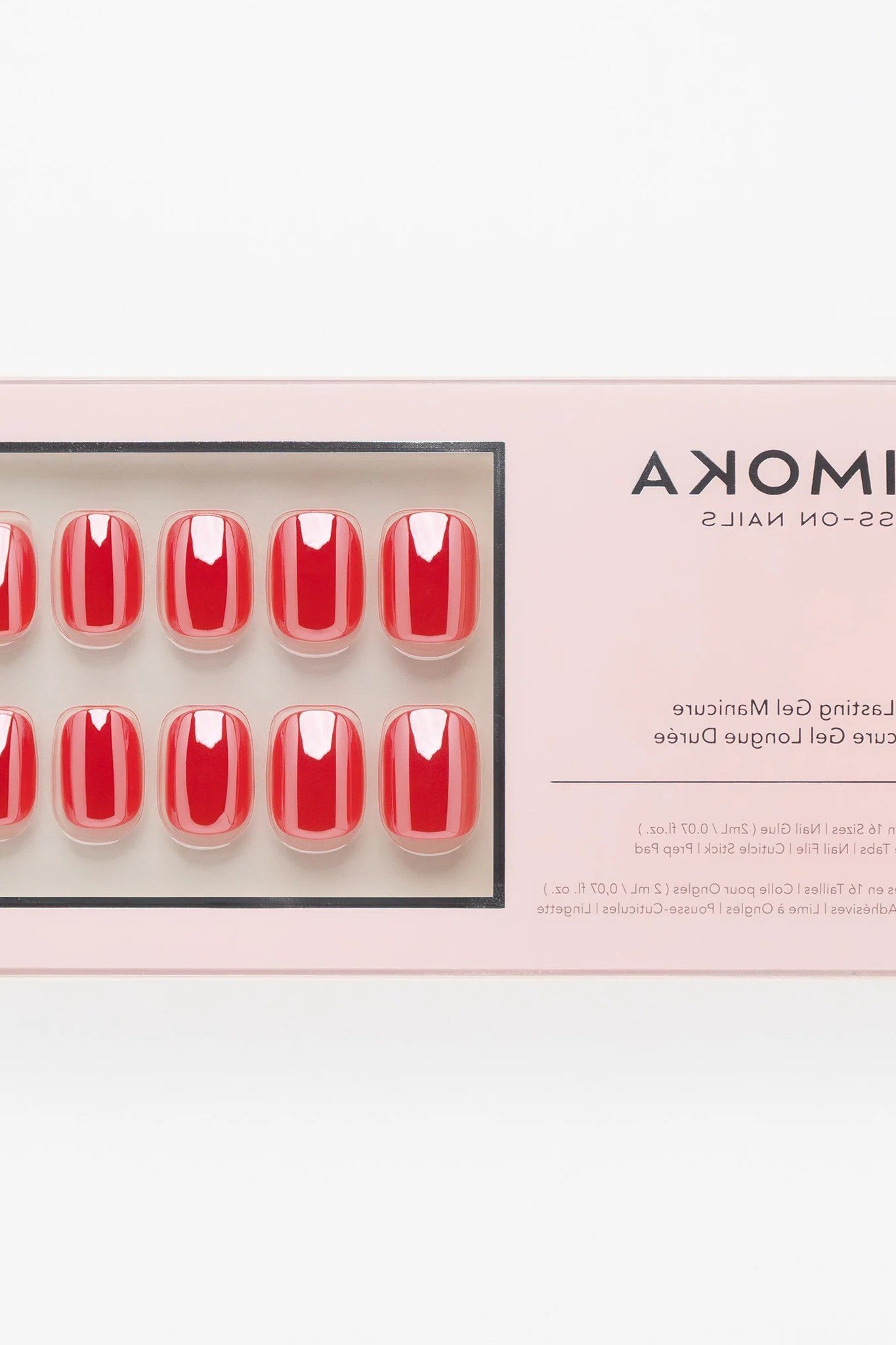 Black cherry French tip almond nails with cherry art