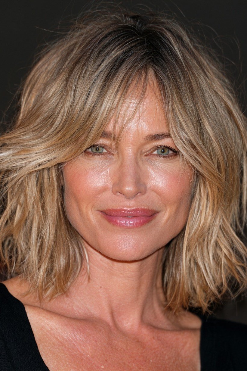 Ash Blonde Wave Lob