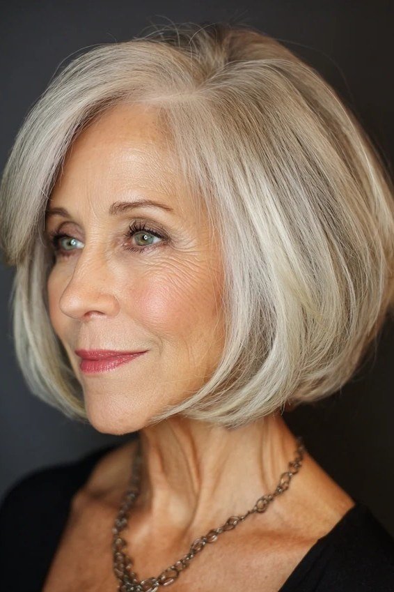 Classic Blonde Lob