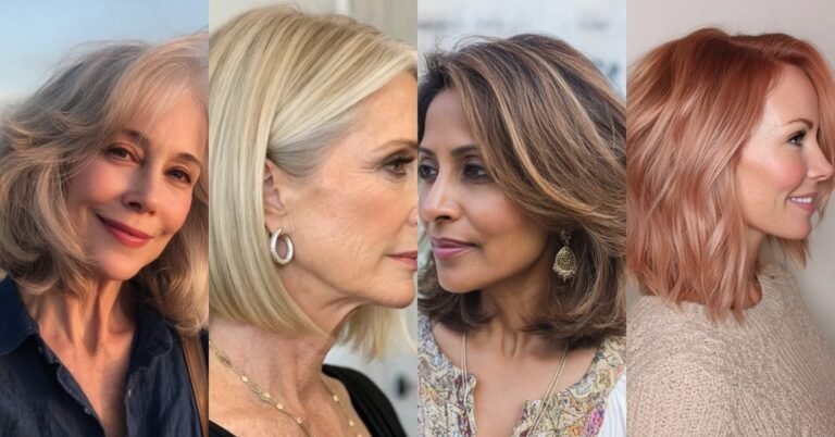 63 Long Bob Hairstyles for Women Over 40