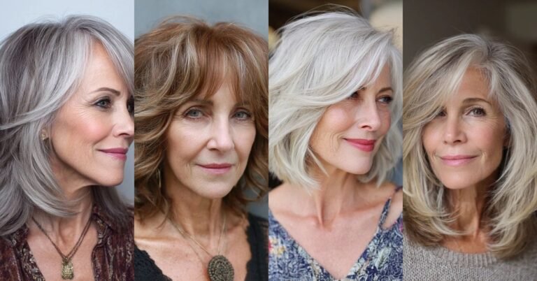 70 Medium Length Layered Hairstyles for Women Over 60
