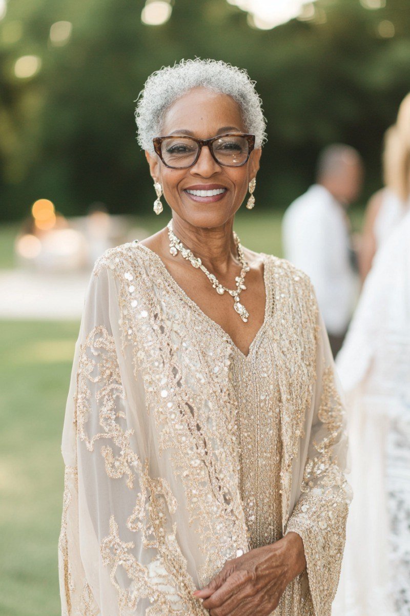 Champagne Lace Gown - fall mother of the bride gown for women over 50, elegant evening wedding outfit