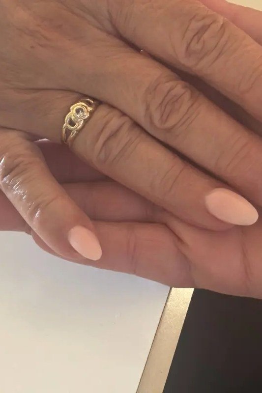 Pale Pink Softness - nail color for women over 60