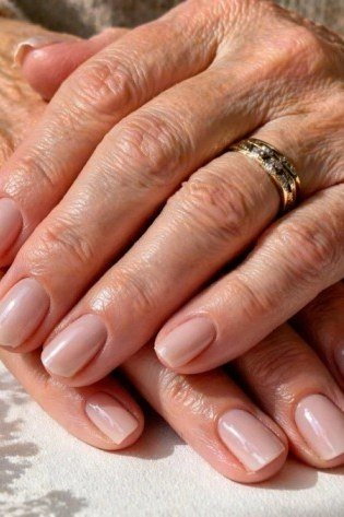Sunlit Soft Pink - nail color for women over 60