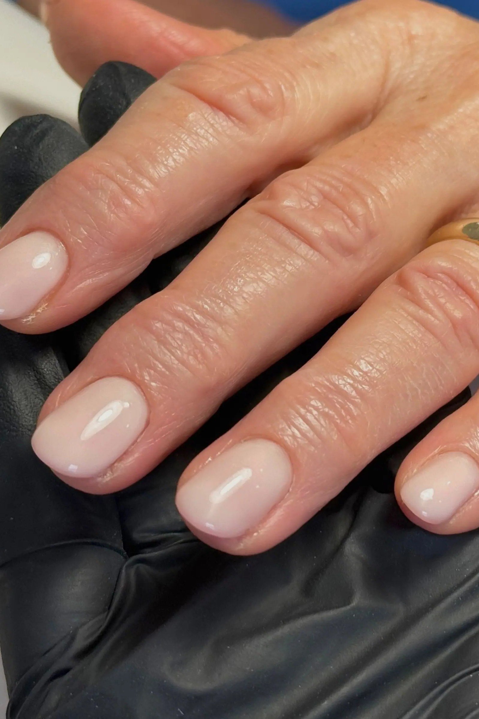 Sheer Milky White for older women