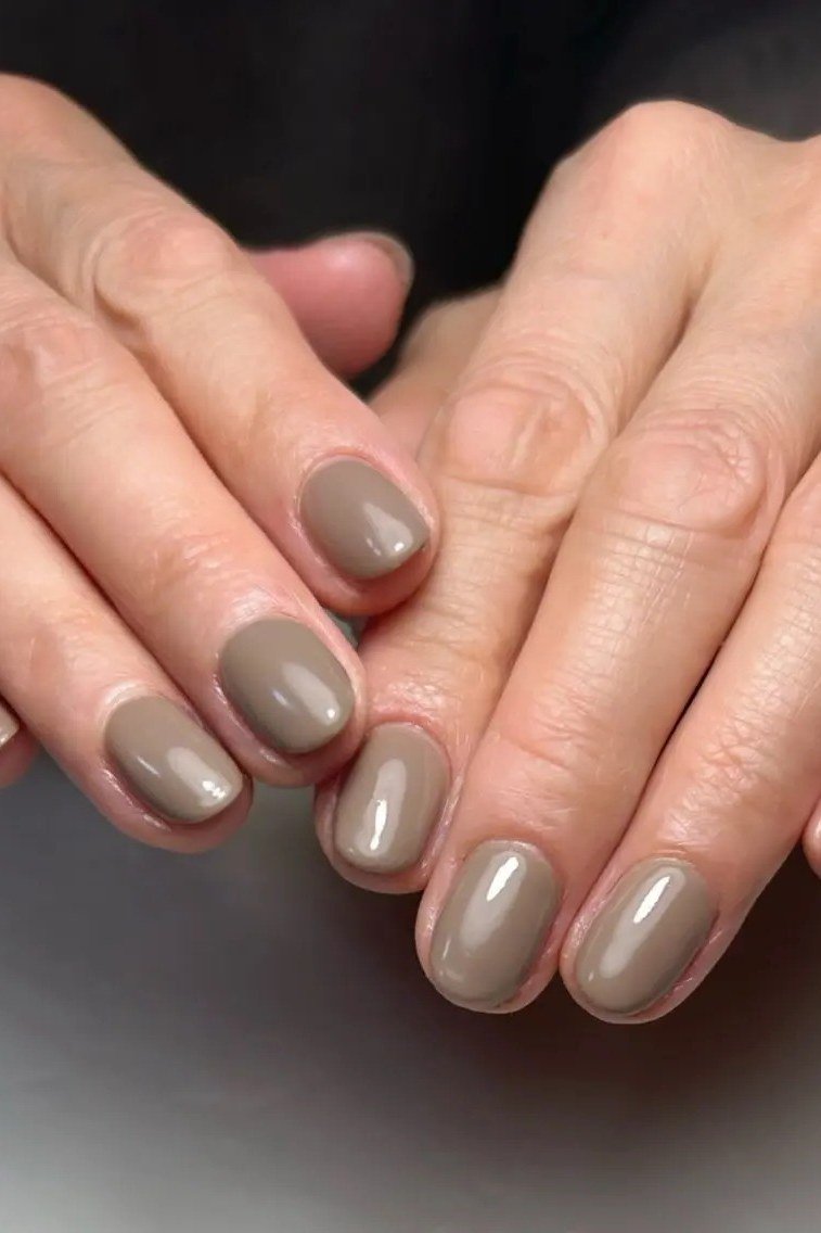 Warm Taupe Solids for older women