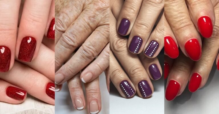 62 French tip nail ideas for women over 50 featured collage