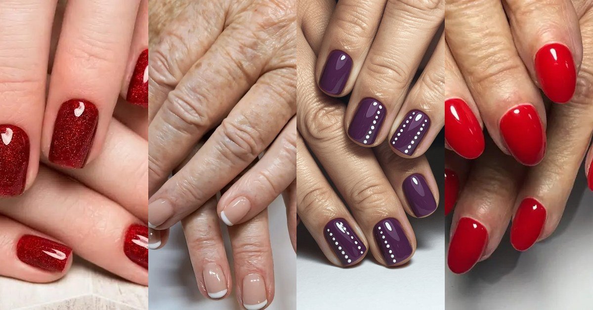 62 French tip nail ideas for women over 50 featured collage