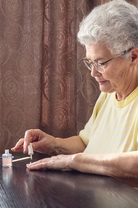 Take Your Time with Each Coat for women over 60 - simple nail tip 30