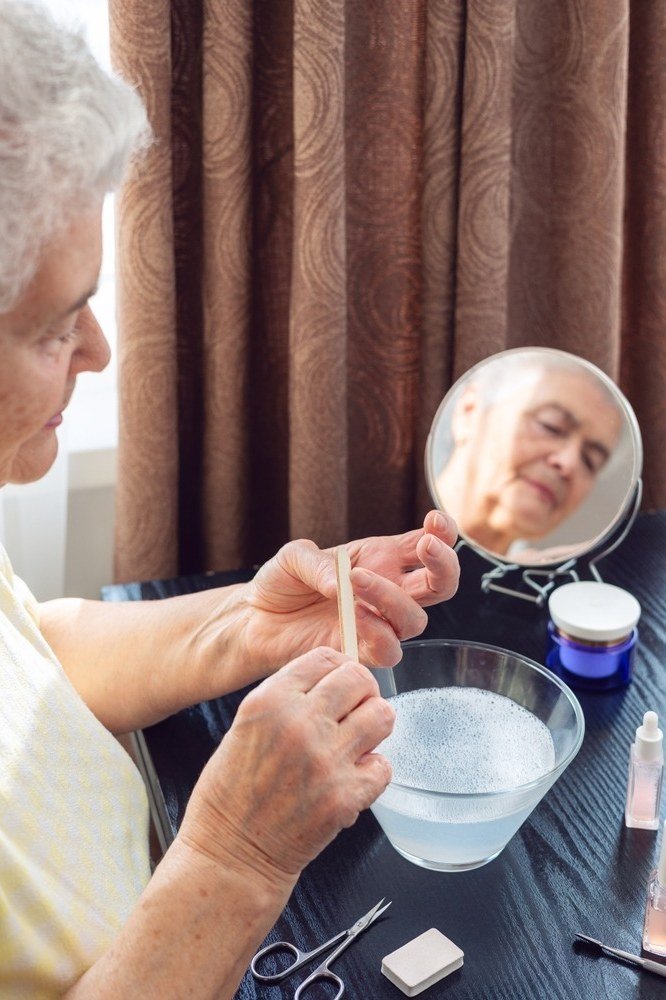 Soak and File for Smooth Edges for women over 60 - simple nail tip 32