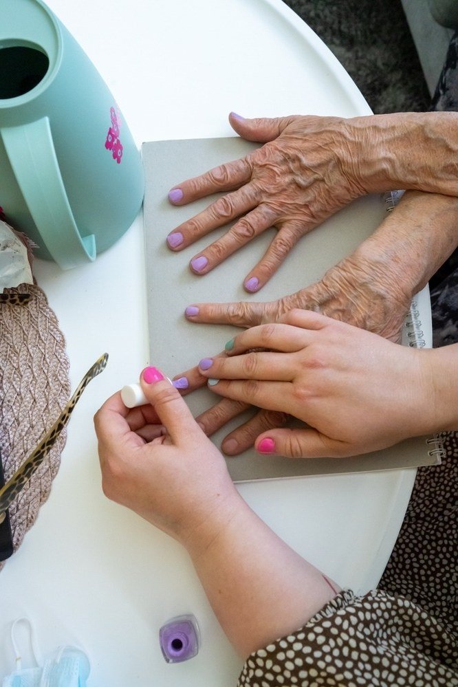 Let Someone Help with Your Manicure for women over 60 - simple nail tip 33