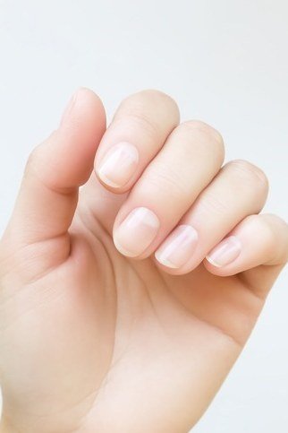 61. Strong, Healthy Bare Nails - nail art idea for women over 40