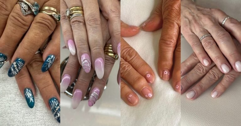 Short Almond Nails for Women Over 50