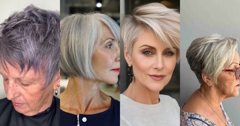 69 Elegant Short Haircuts for Women Over 70 with Thin Hair