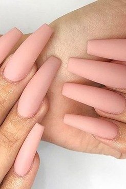 Baby Pink French Nails, soft pink nail idea for women over 70