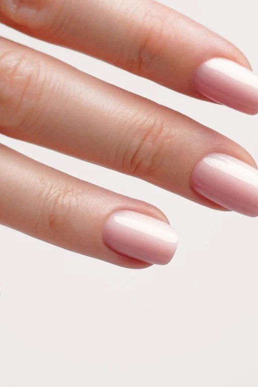 Pink Pearl Nails, soft pink nail idea for women over 70