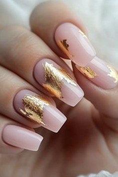 Ballet Pink Coffin Nails, soft pink nail idea for women over 70