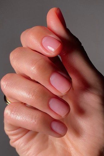 Matte Rose Pink Rounds - simple pink nail idea for women over 50