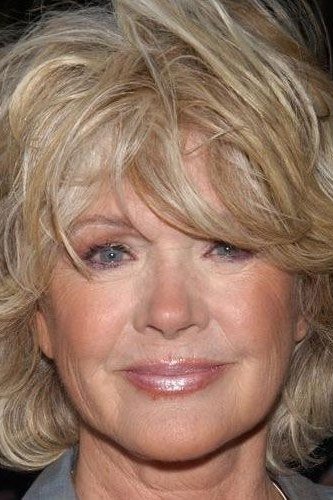 Buttery Blonde Shaggy Bob with Bangs - textured shaggy bob hairstyle for women over 60