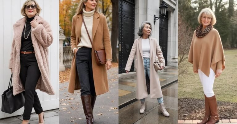 66 Winter Coat Outfits for Women Over 60