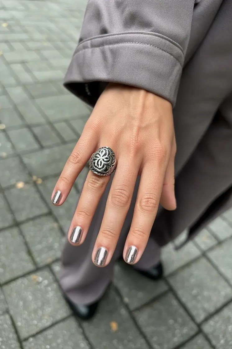 Silver Chrome Almond for women over 60
