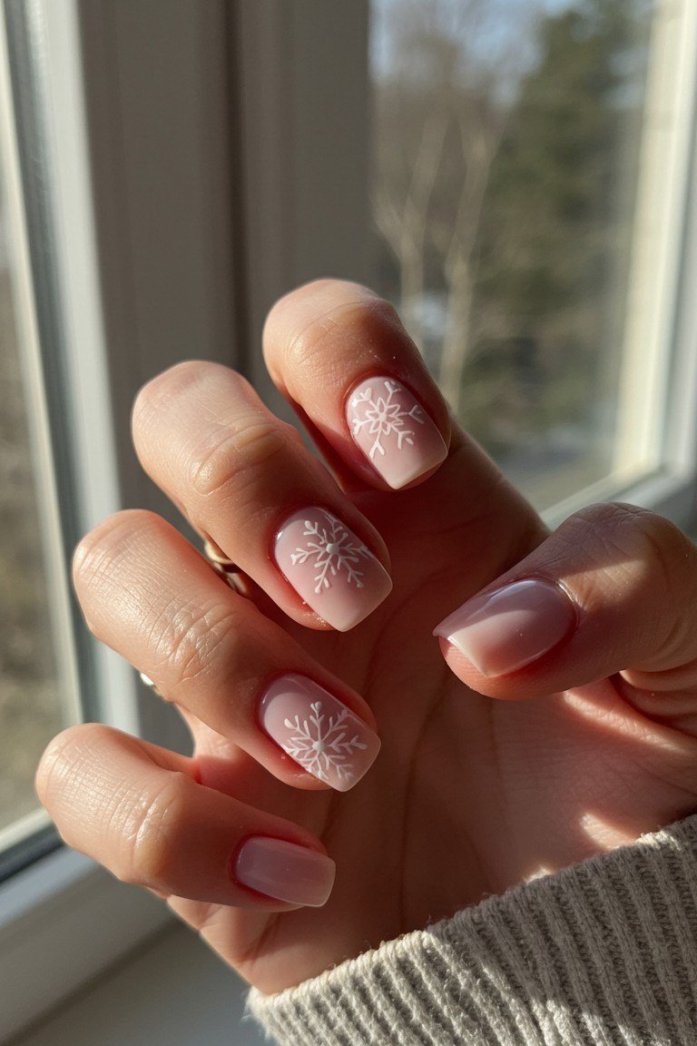 Pink Glitter Polish for women over 60
