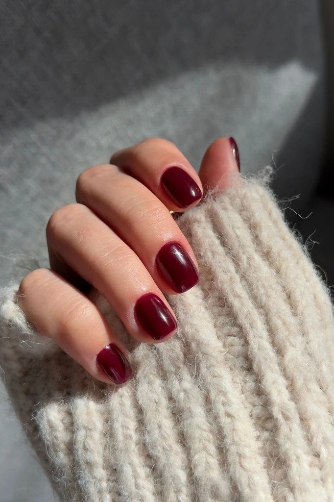 Deep Oxblood Red for women over 60