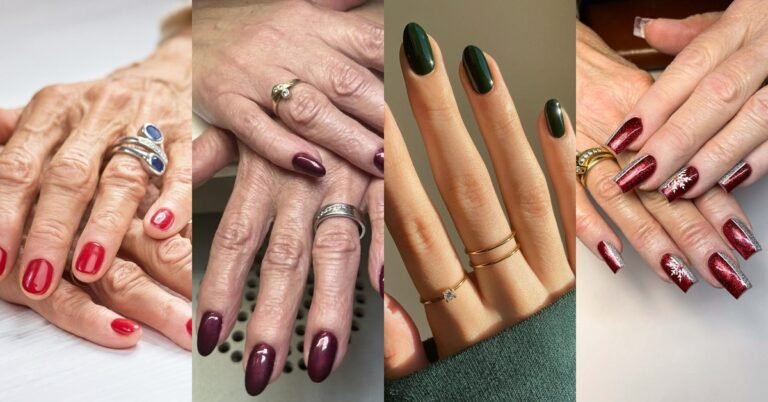 70 Timeless Winter Nail Colors for Women Over 60