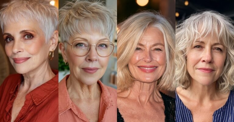 58 Chic Wash and Wear Hairstyles for Women Over 70