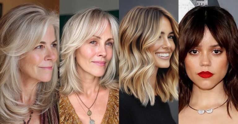 70 Youthful Hairstyles for Women Over 40 collage - youthful hairstyle for women over 40